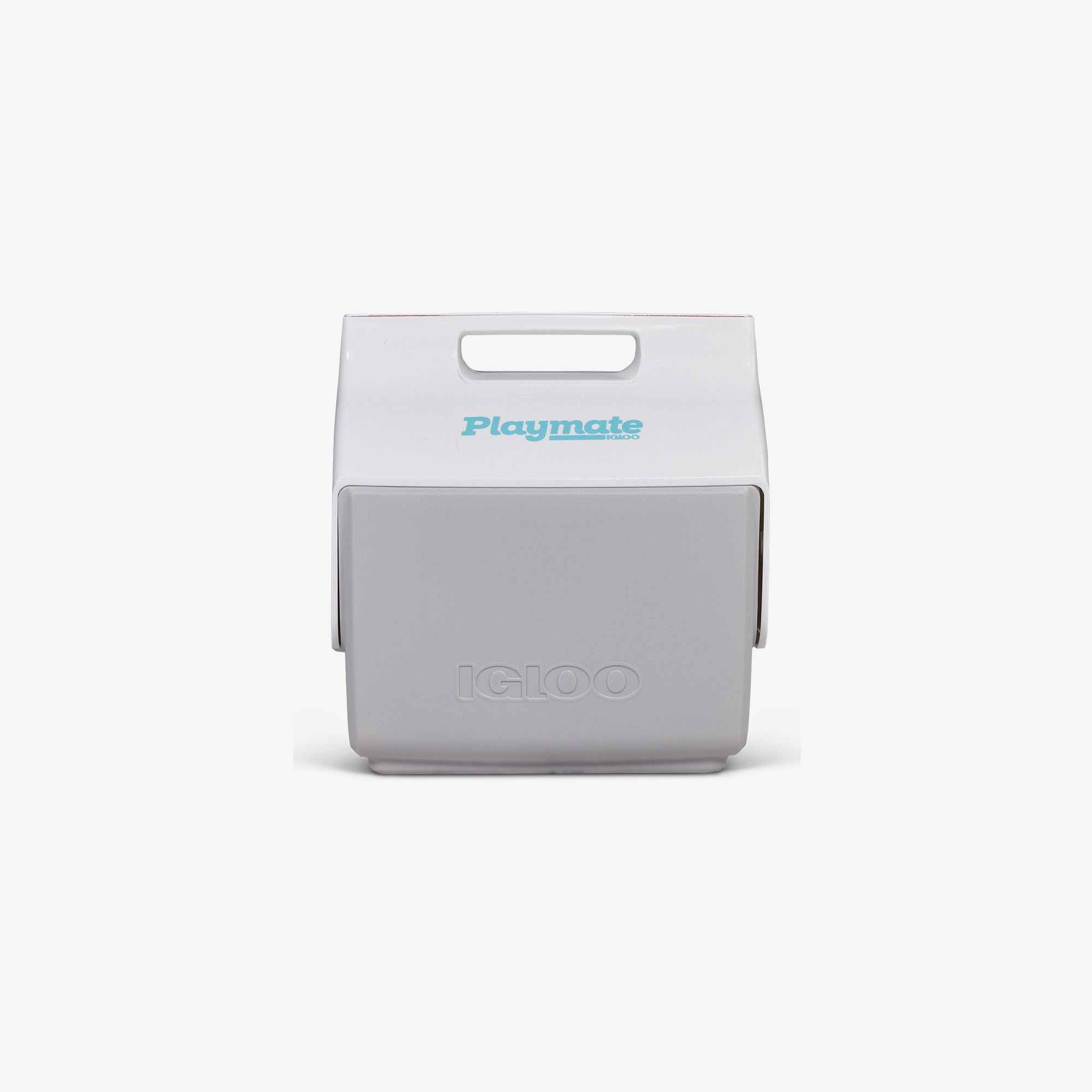 Retro Little Playmate 7 Qt Cooler D3 - Gray/Aqua - Product View