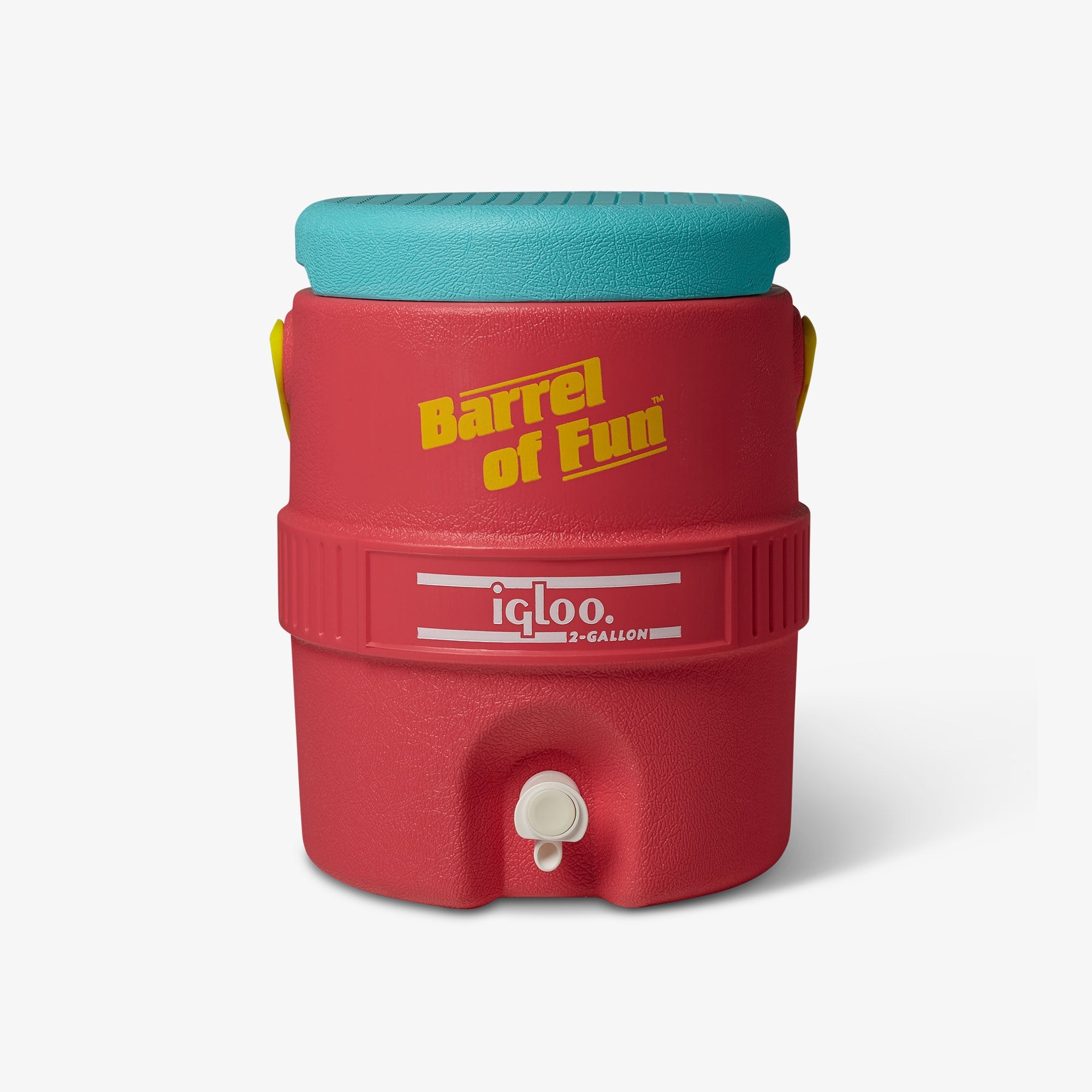 Retro Barrel of Fun 2 Gallon Jug K7 - Watermelon - Front View