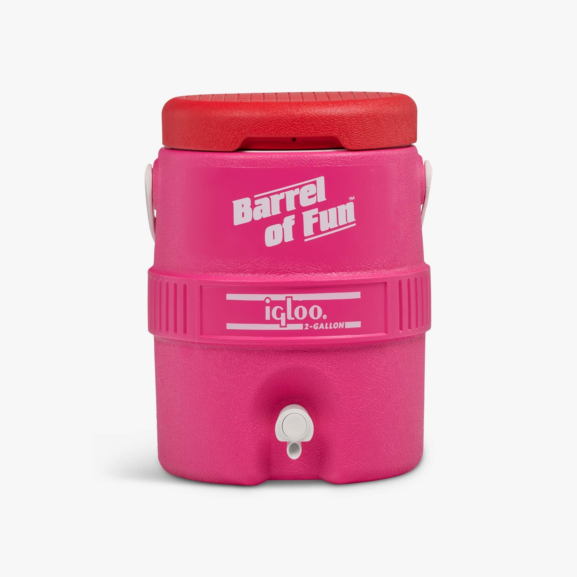 Retro Barrel of Fun 2 Gallon Jug K7 - Tutti Frutti - Front View