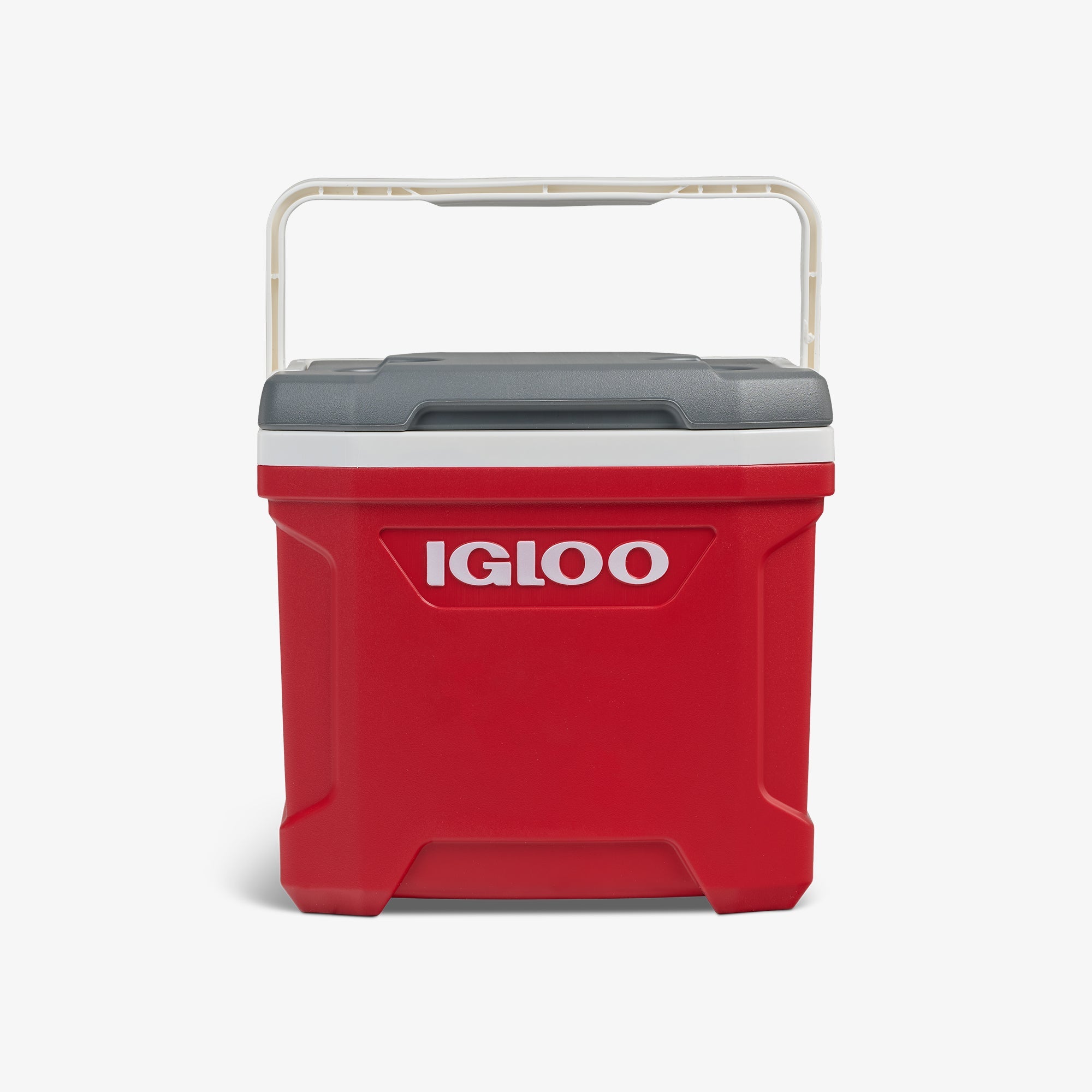 Latitude 16 Qt Cooler J3 - Red - Strap View