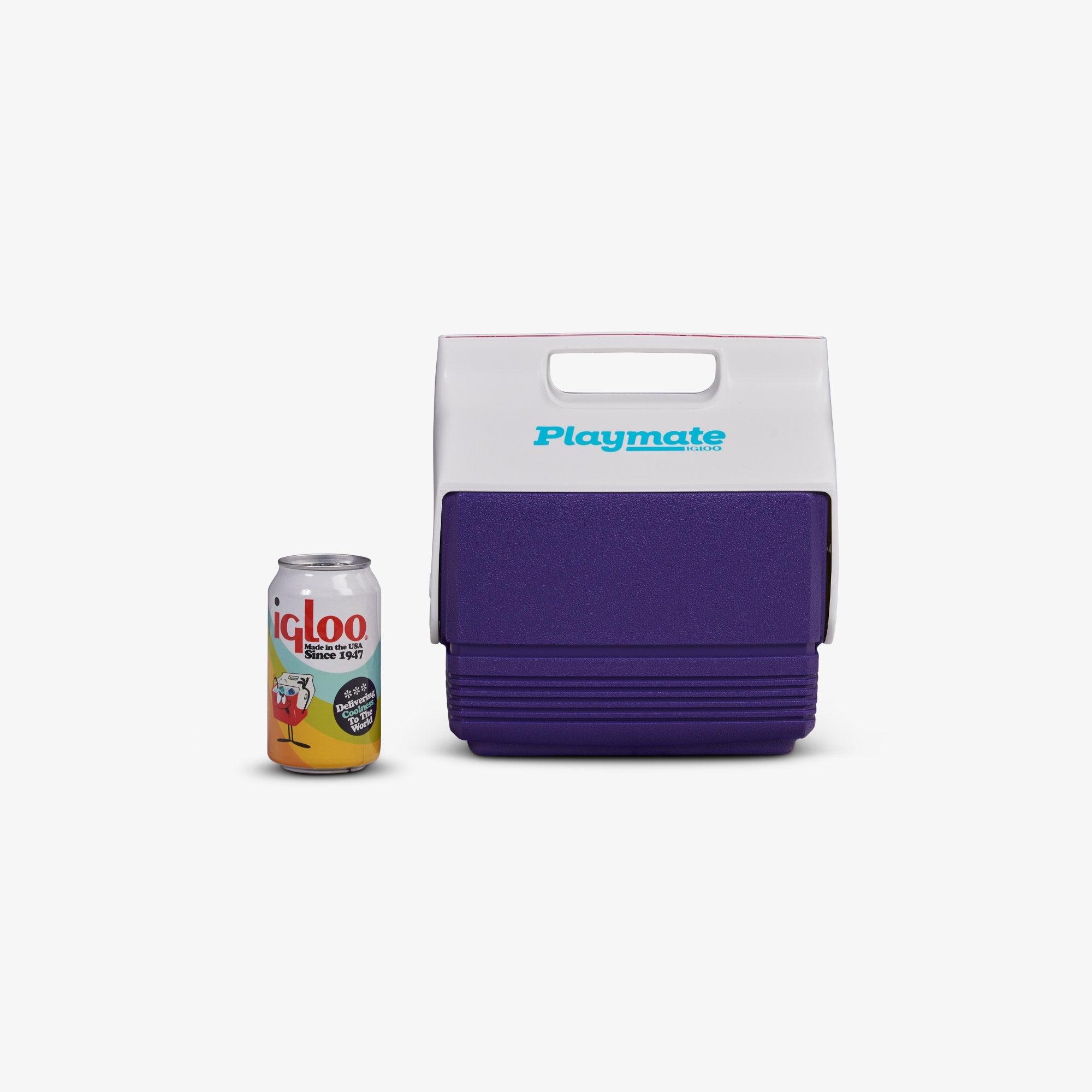Retro Playmate Mini 4 Qt Cooler Z2 - Purple - Product View