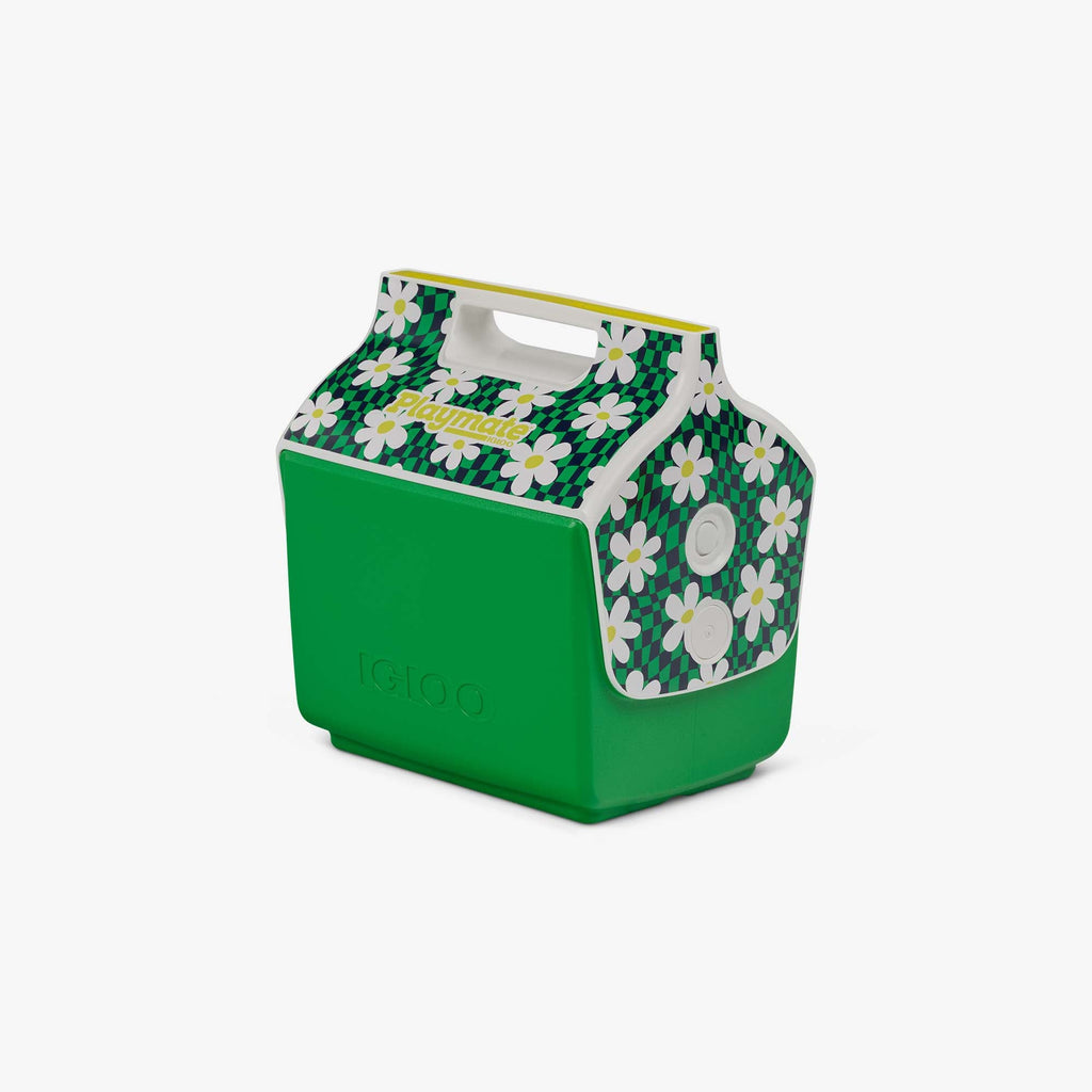 Retro Little Playmate 7 Qt Cooler D3 - Psychedelic Daisy - Product View