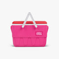 Retro Picnic Basket 25 Qt Cooler F1 - Tutti Frutti - Front View