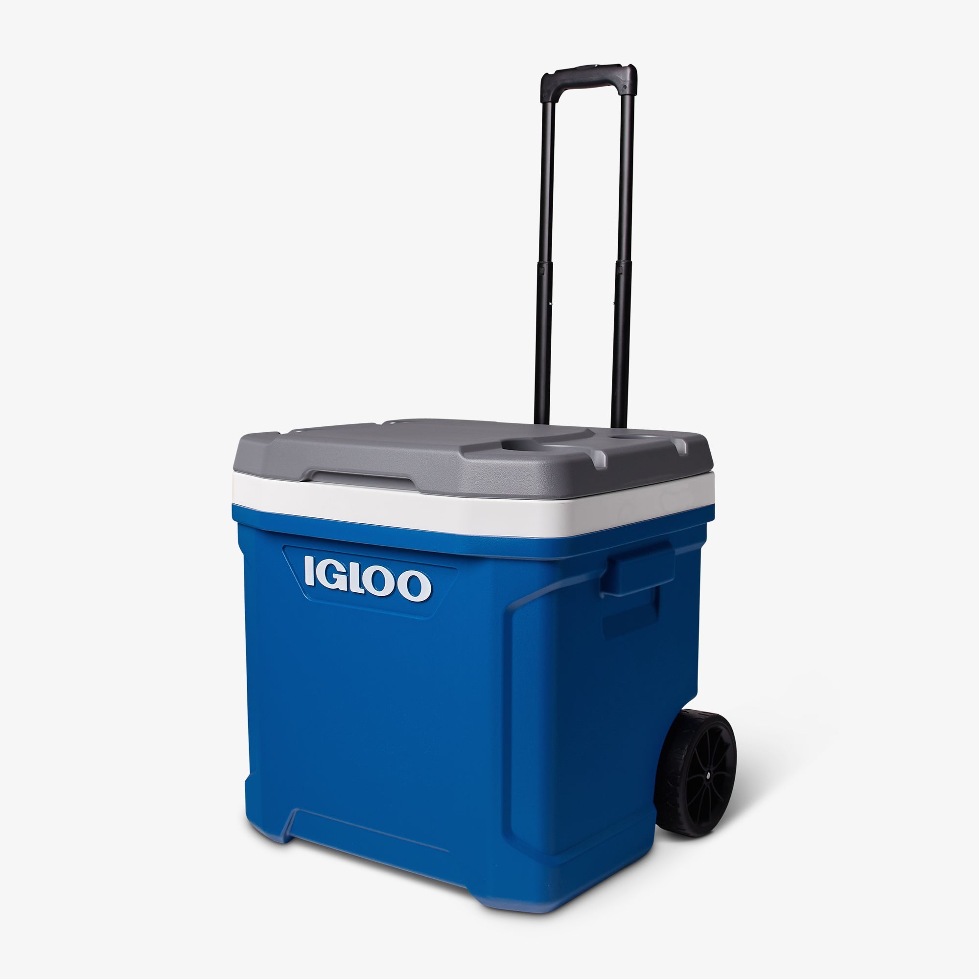 Latitude 60 Qt Roller Cooler R7 - Blue - Product View