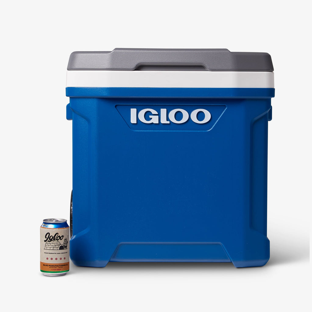 Latitude 60 Qt Roller Cooler R7 - Blue - Size View