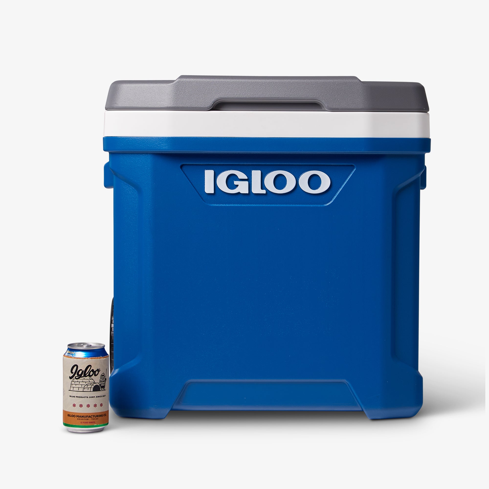 Latitude 60 Qt Roller Cooler R7 - Blue - Size View