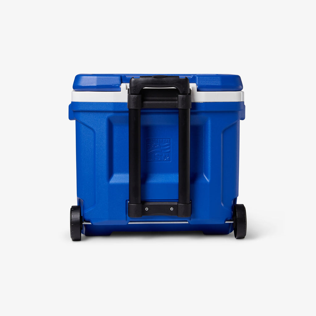 Profile II 28 Qt Roller Cooler C8 - Majestic Blue - Back View