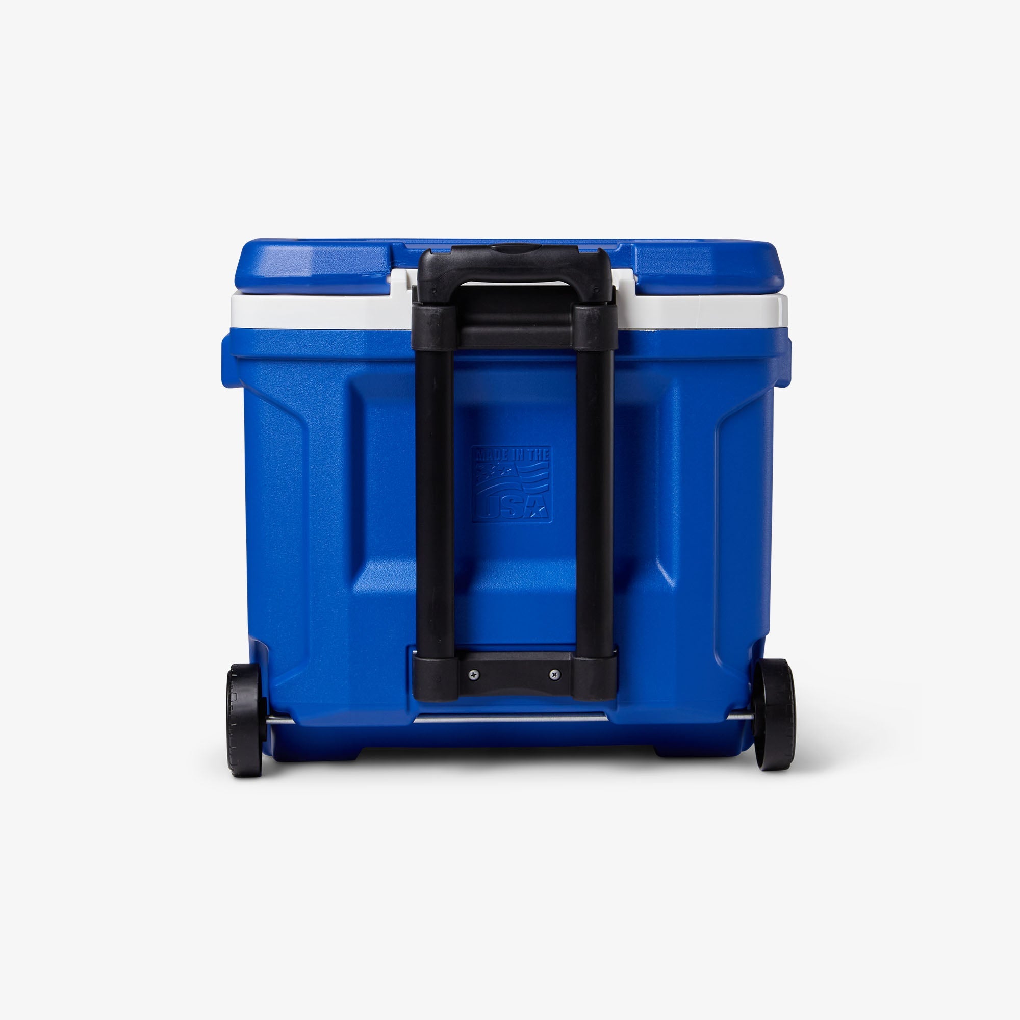 Profile II 28 Qt Roller Cooler C8 - Majestic Blue - Back View