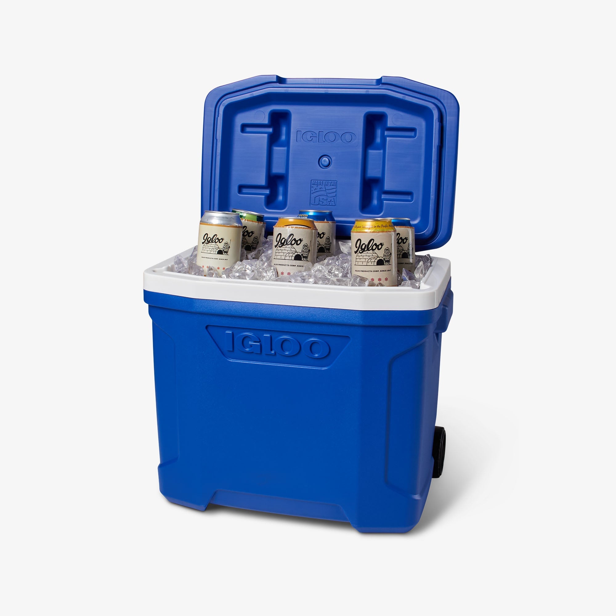 Profile II 28 Qt Roller Cooler C8 - Majestic Blue - Product View