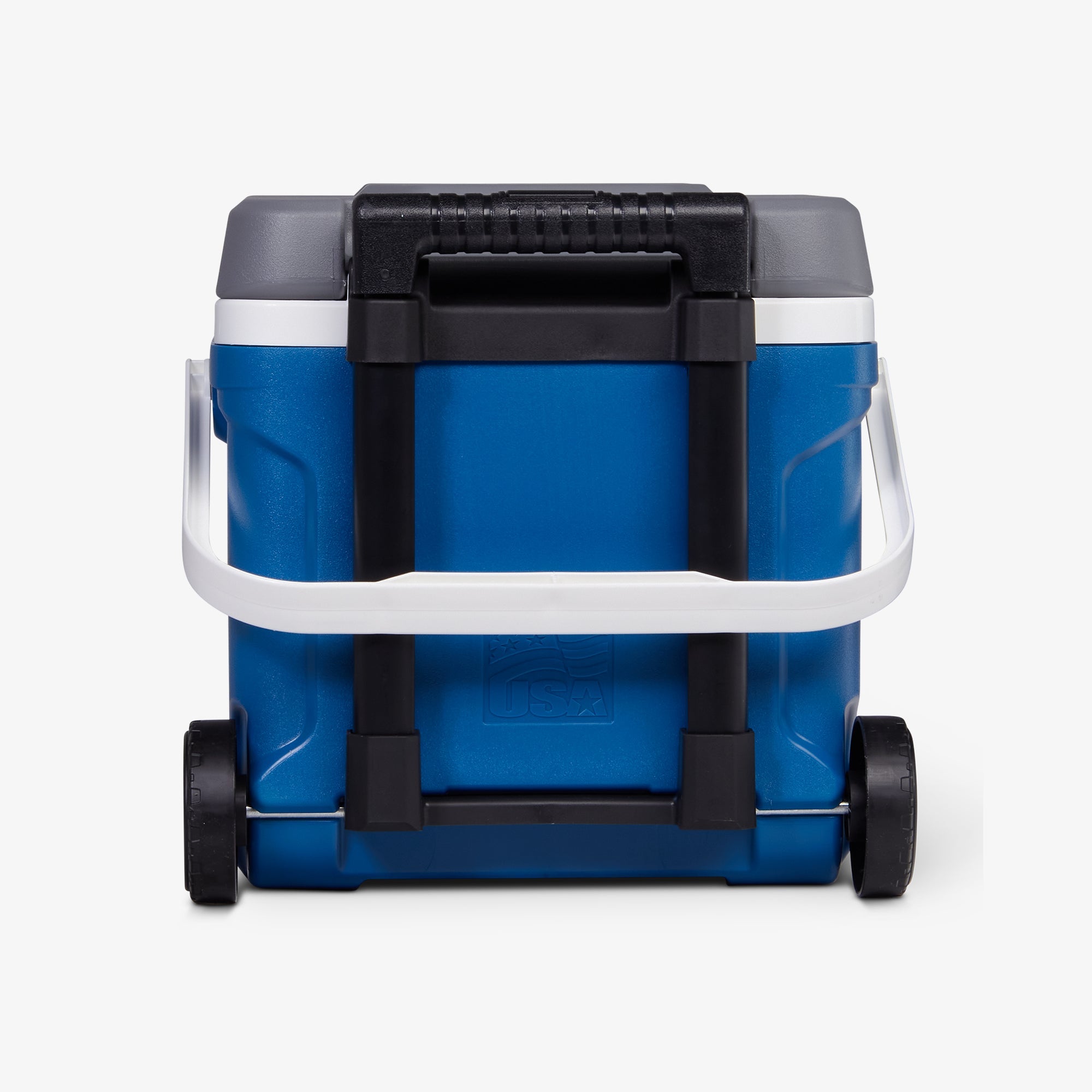 Latitude 16 Qt Roller Cooler Z2 - Blue - Back View