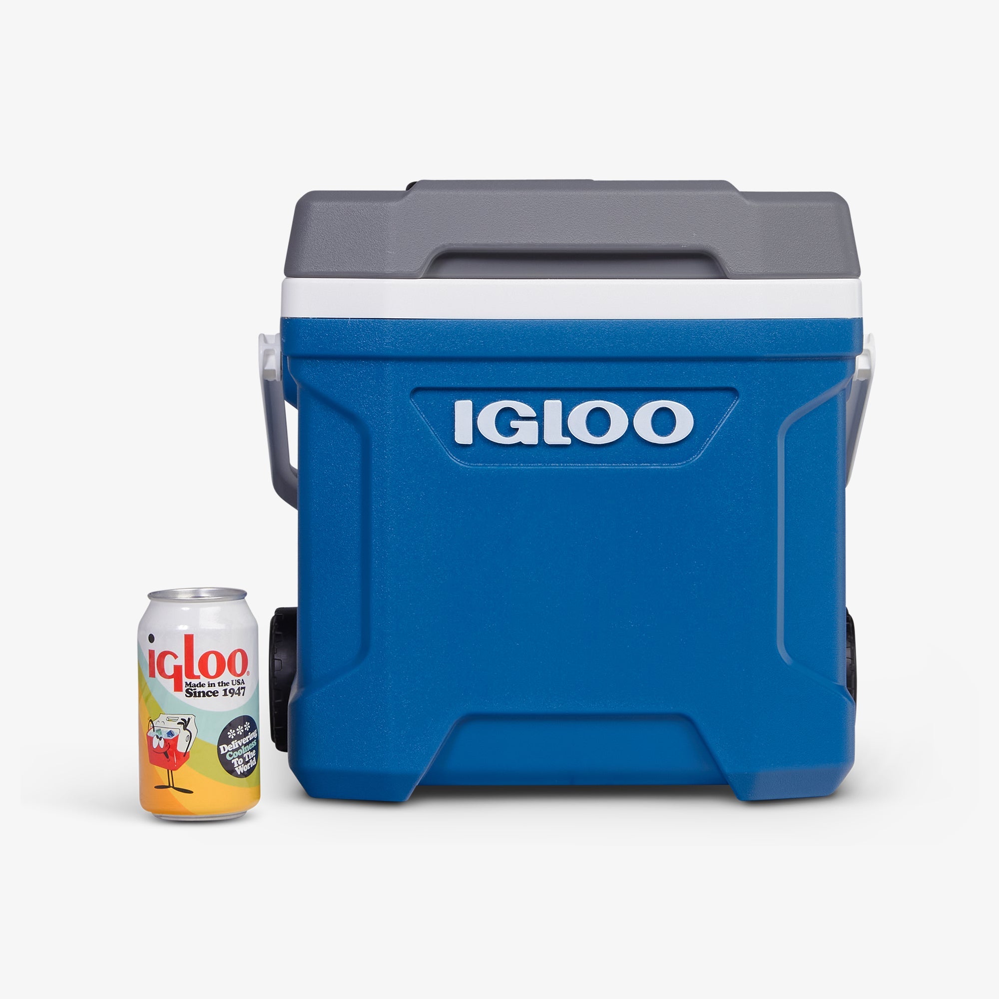 Latitude 16 Qt Roller Cooler Z2 - Blue - Size View