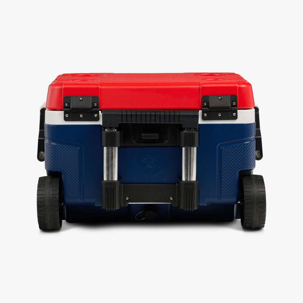Trailmate® 52 Qt Roller Cooler Z4 - Americana - Back View