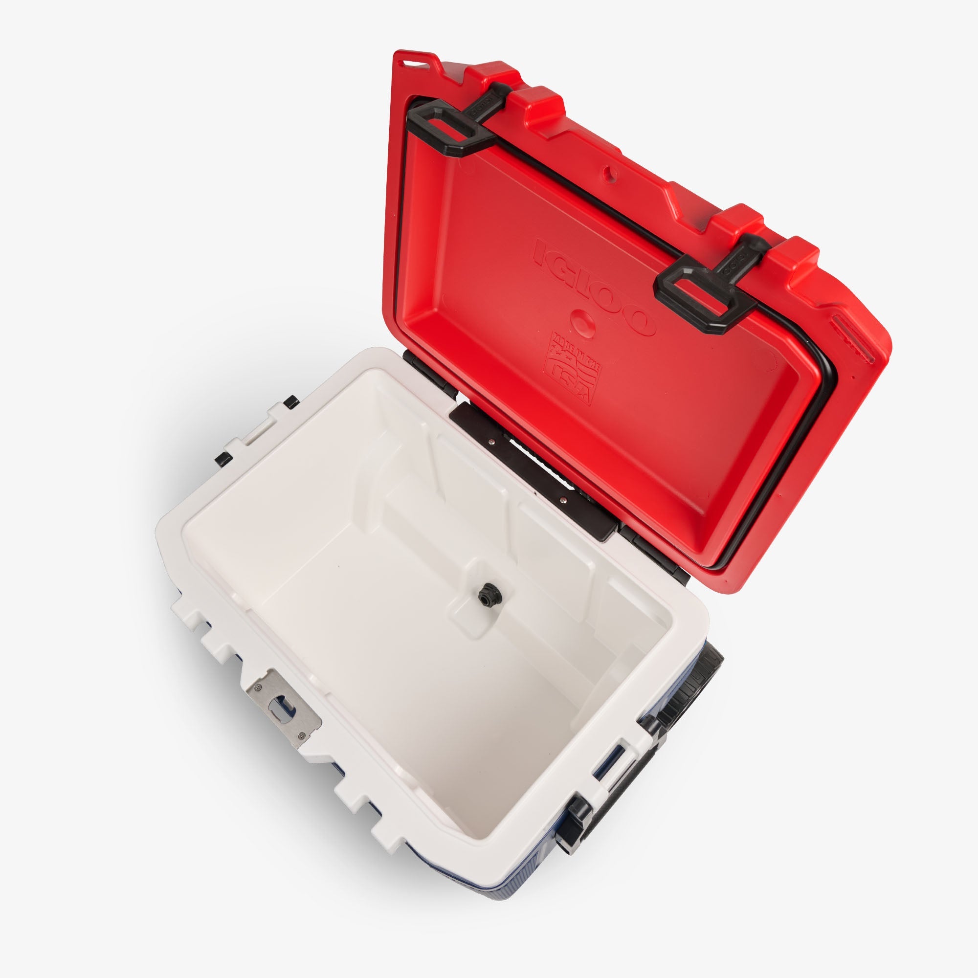 Trailmate® 52 Qt Roller Cooler Z4 - Americana - Open View