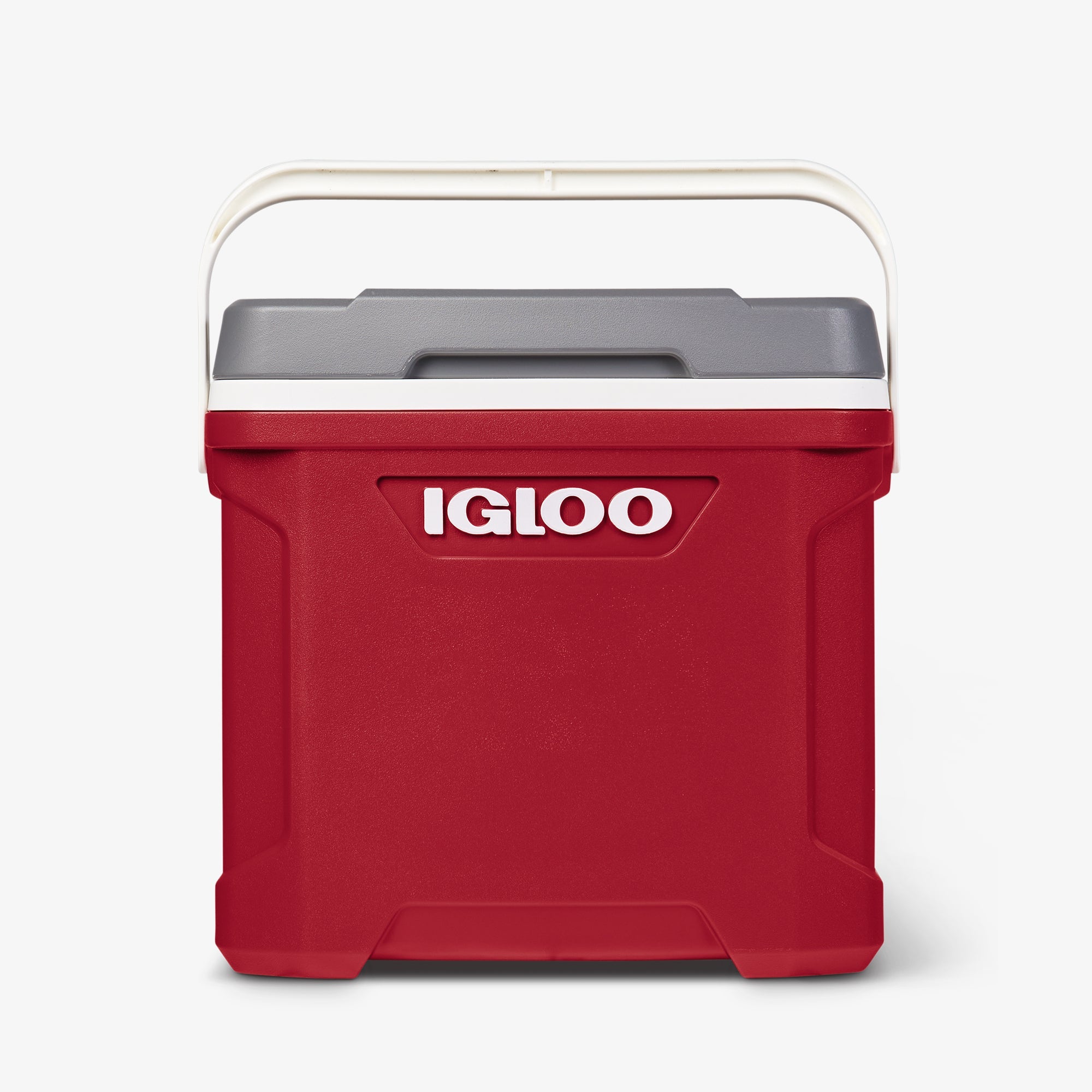 Latitude 30 Qt Cooler P9 - Red - Strap View