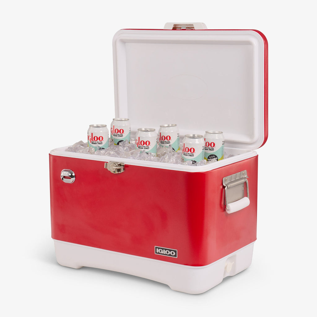 Legacy 54 Qt Cooler X3 - Red Star - Product View