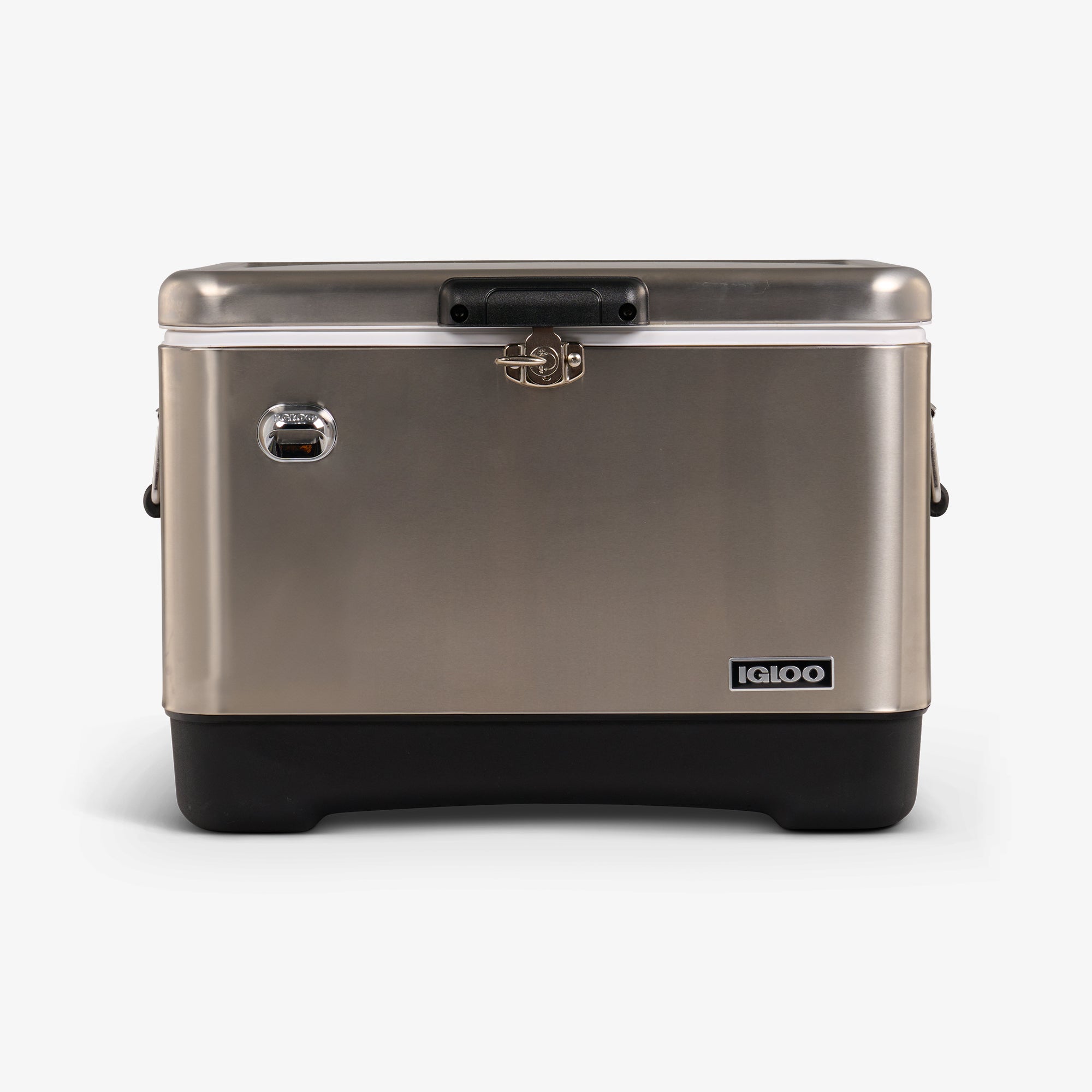 Legacy 54 Qt Cooler X3 - Stainless Steel - Front View