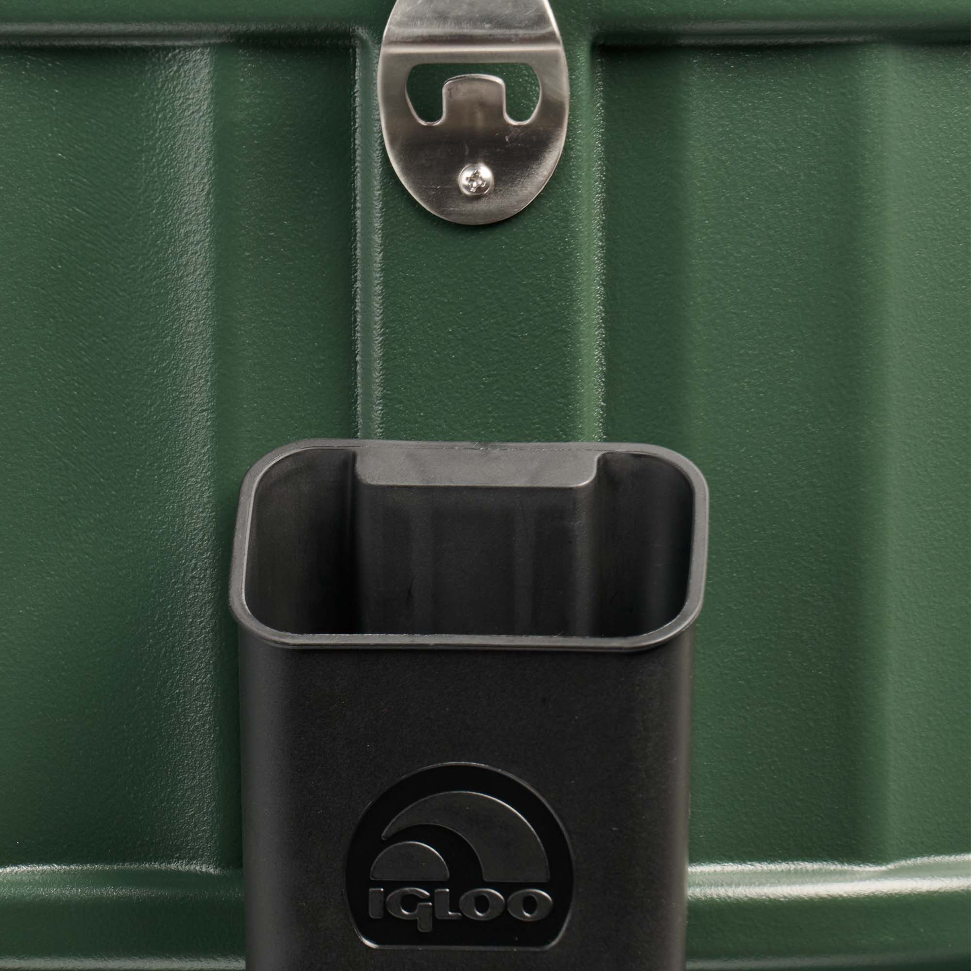 Party Bar 125 Qt Cooler V1 - Oil Green - Product View