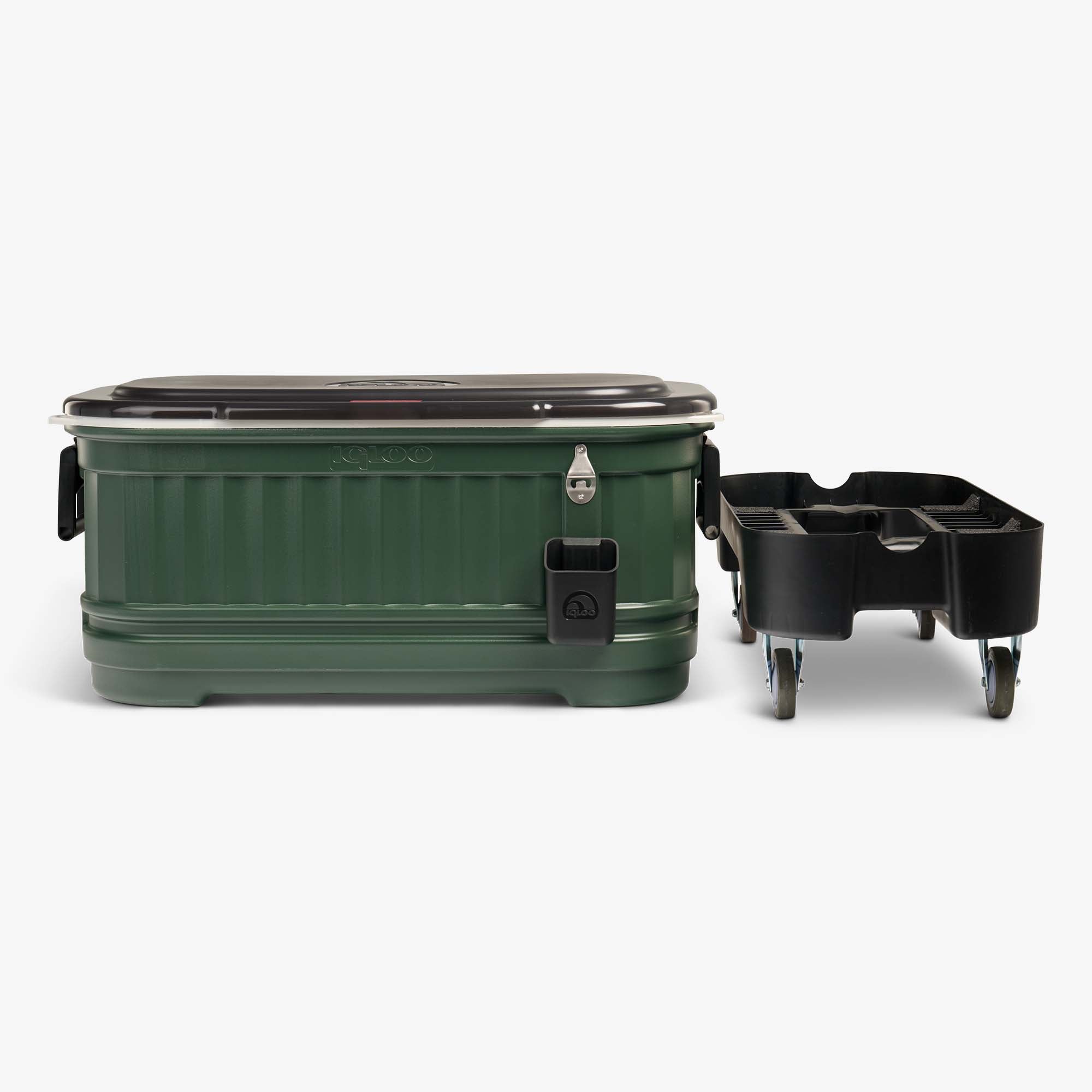 Party Bar 125 Qt Cooler V1 - Oil Green - Strap View