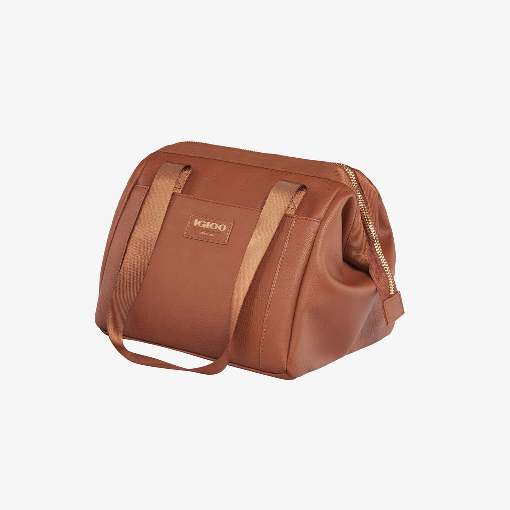 Igloo Luxe® Lunch Tote Cooler Bag N6 - Cognac - Product View