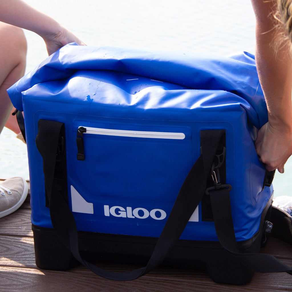 Sportsman Waterproof Cooler F8 - Blue - Product View