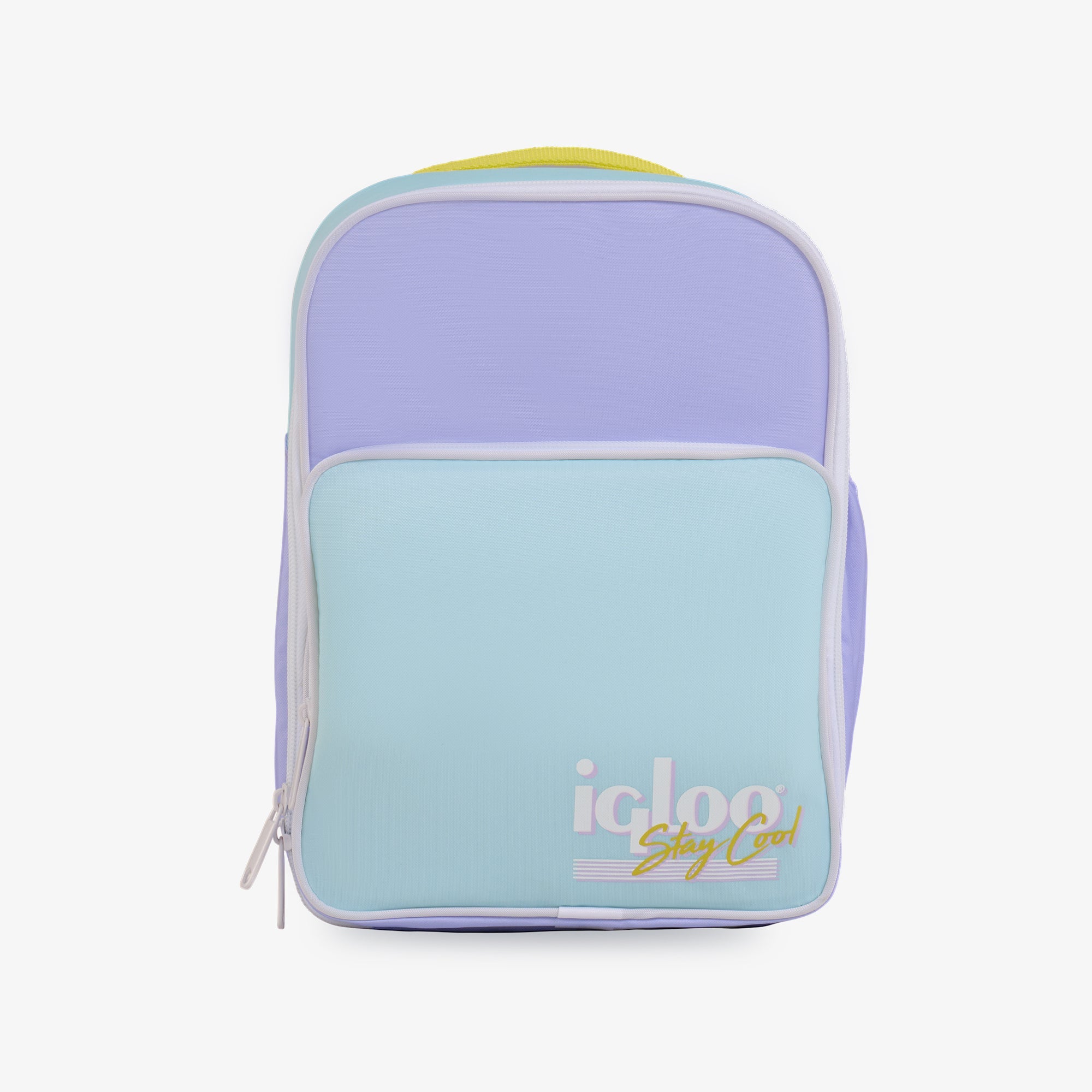 Retro Mini Convertible Backpack A3 - Lilac - Front View