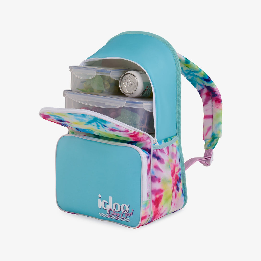 Retro Backpack Cooler U6 - Tie-Dye - Product View