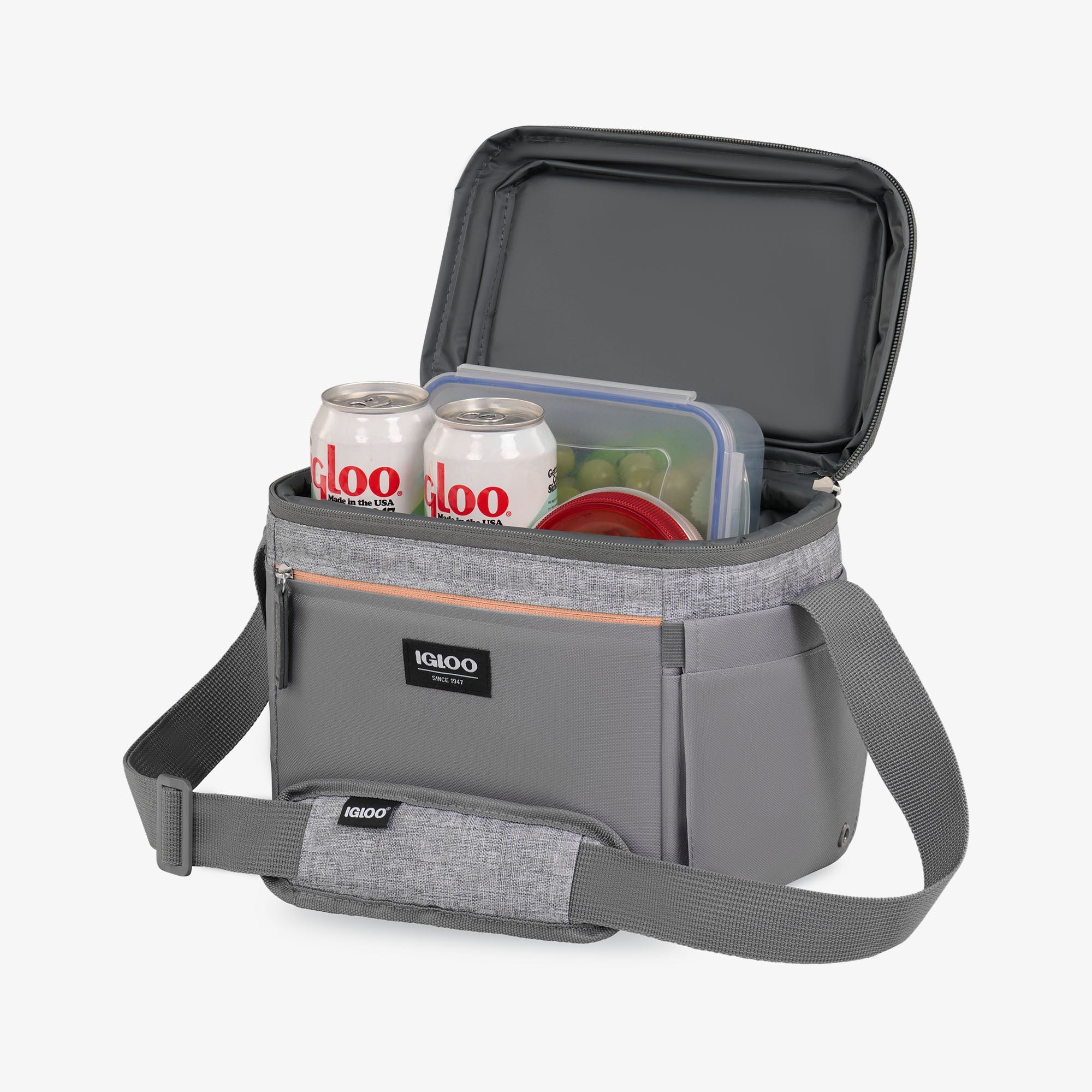 Everyday Lunch Rounded Cube Cooler Bag I6 - Gray - Product View