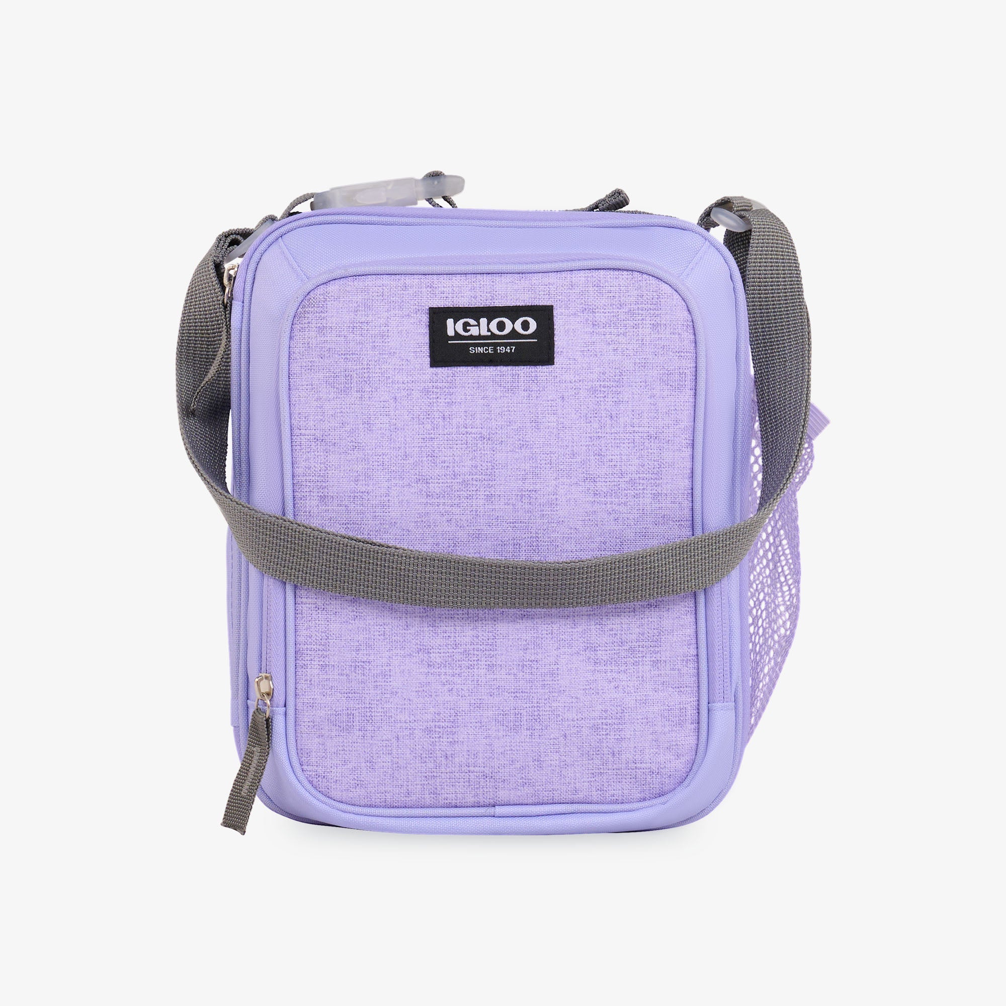 Kids Everyday Lunch Vertical Cooler Bag X0 - Lilac - Front View