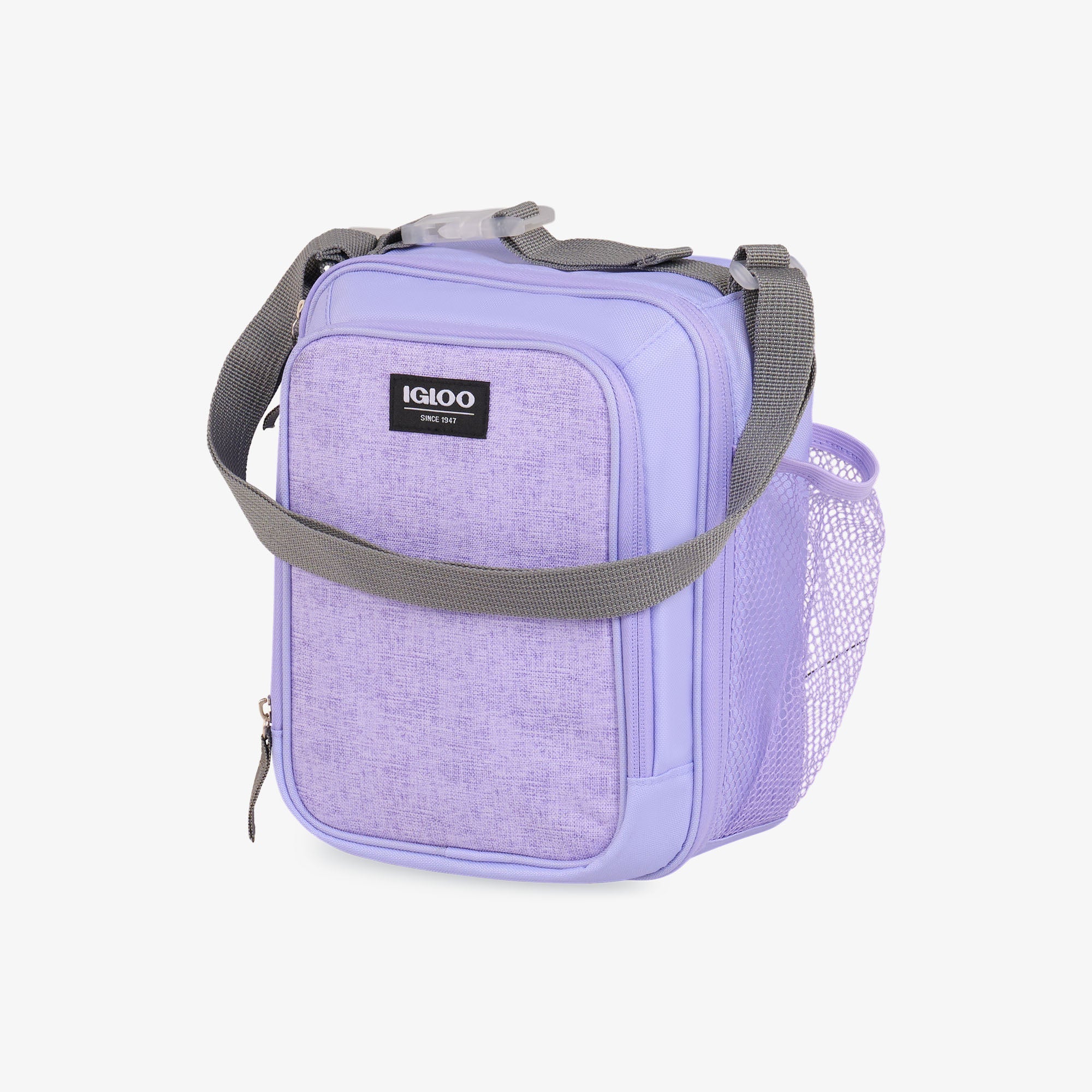 Kids Everyday Lunch Vertical Cooler Bag X0 - Lilac - Product View