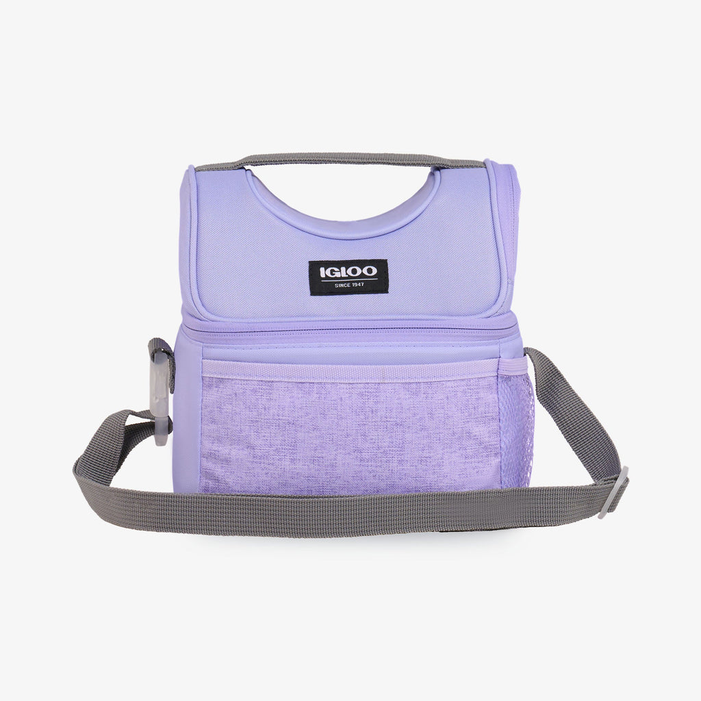 Kids Everyday Lunch Gripper Cooler Bag L8 - Lilac - Front View
