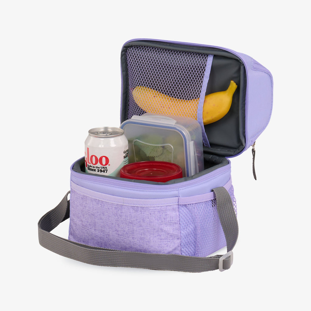 Kids Everyday Lunch Gripper Cooler Bag L8 - Lilac - Product View