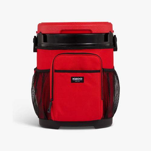 20 Qt Cooler Bucket A8 - Red Heat - Front View