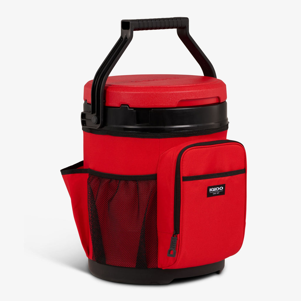 20 Qt Cooler Bucket A8 - Red Heat - Product View