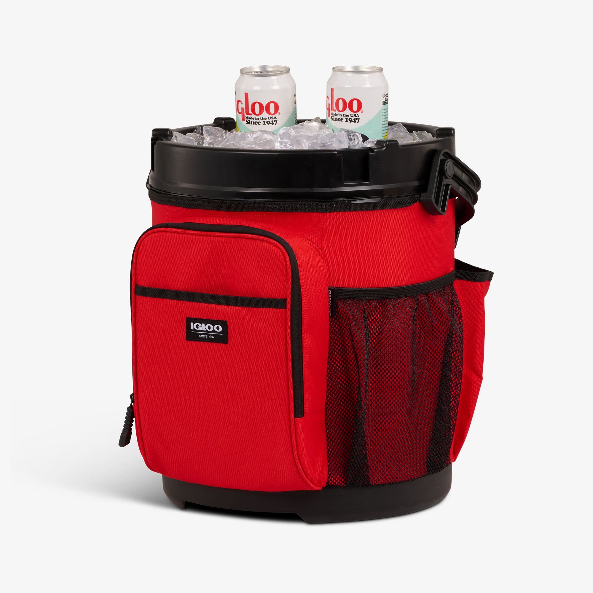 20 Qt Cooler Bucket A8 - Red Heat - Product View