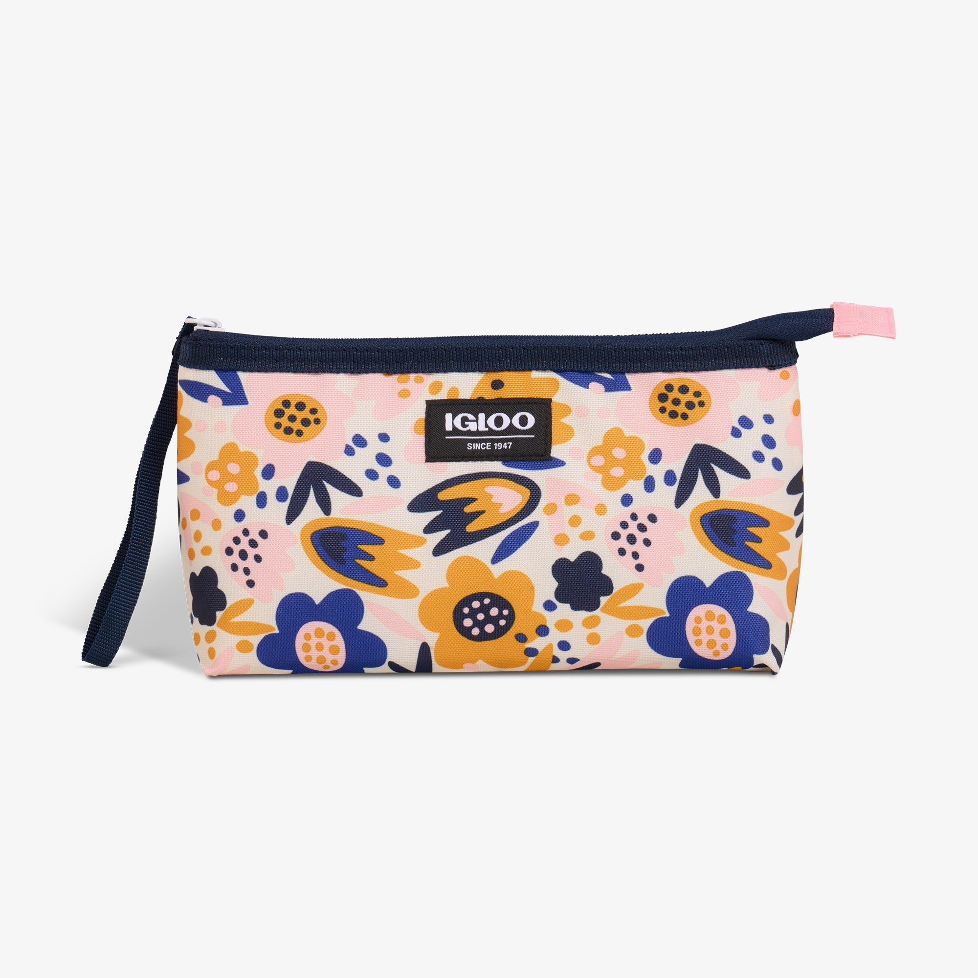 Kids Lunch Snack Bag N1 - Floral - Front View