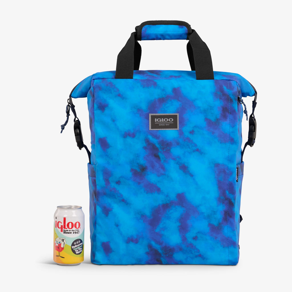 South Coast Snapdown 24-Can Backpack N1 - Blue Wash - Size View