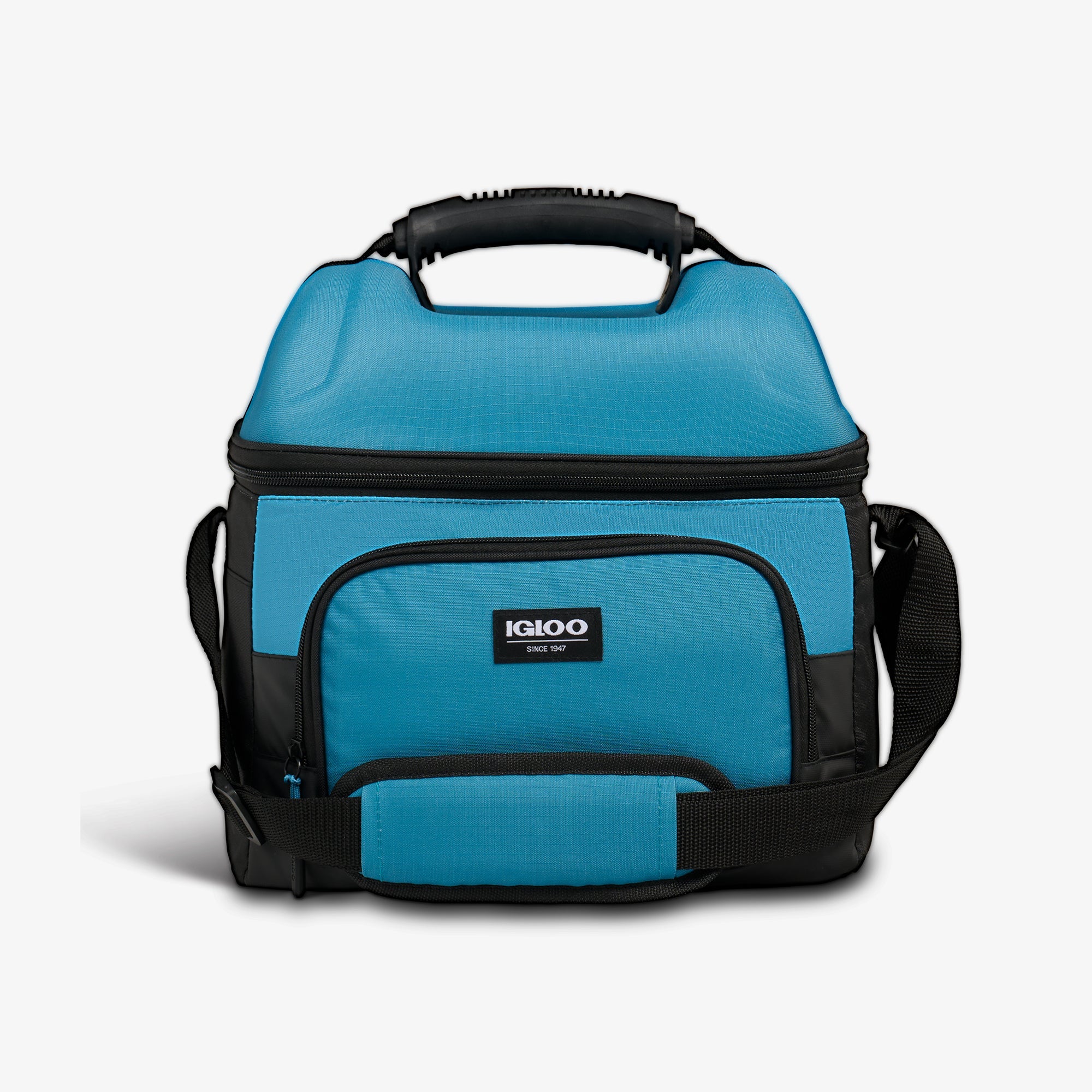 Latitude Hardtop Gripper 22-Can Cooler Bag W6 - Modern Blue - Front View