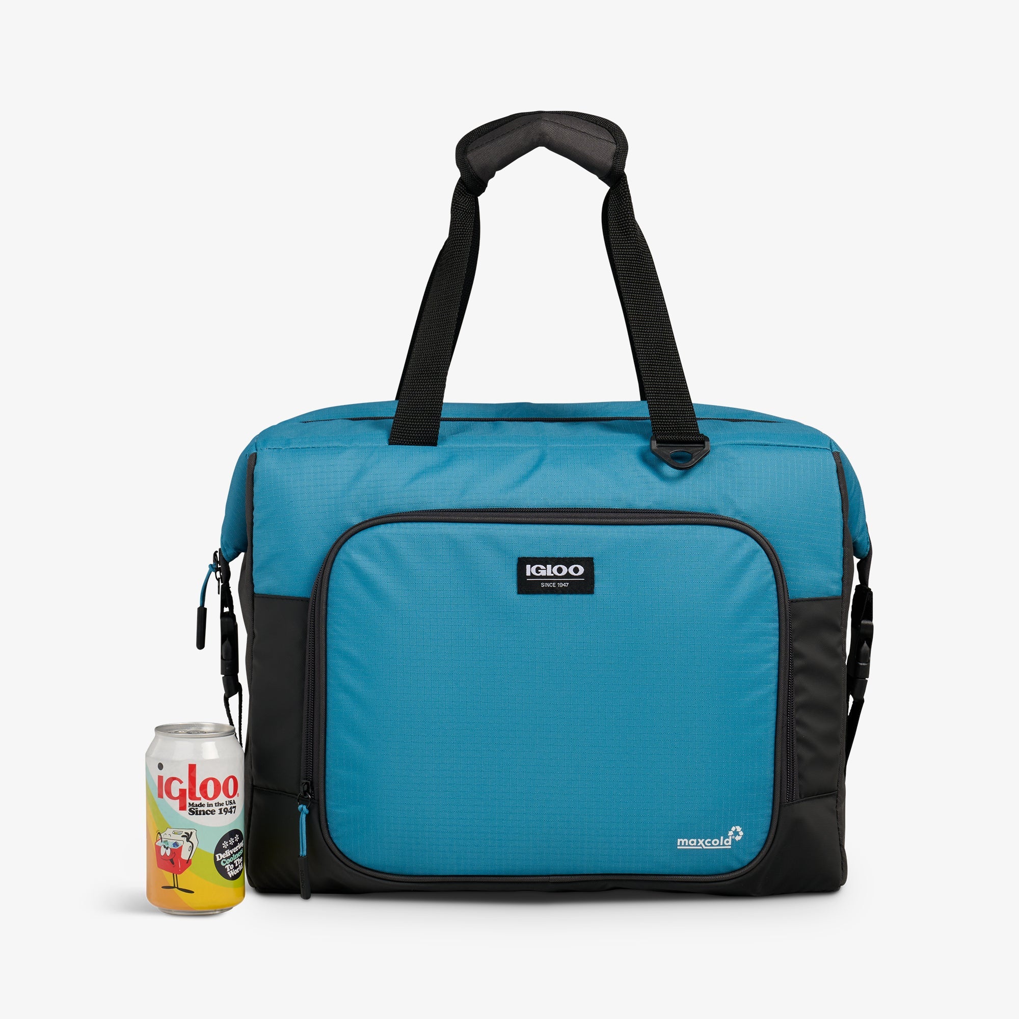 Latitude Snapdown 36-Can Cooler Bag F6 - Modern Blue - Size View