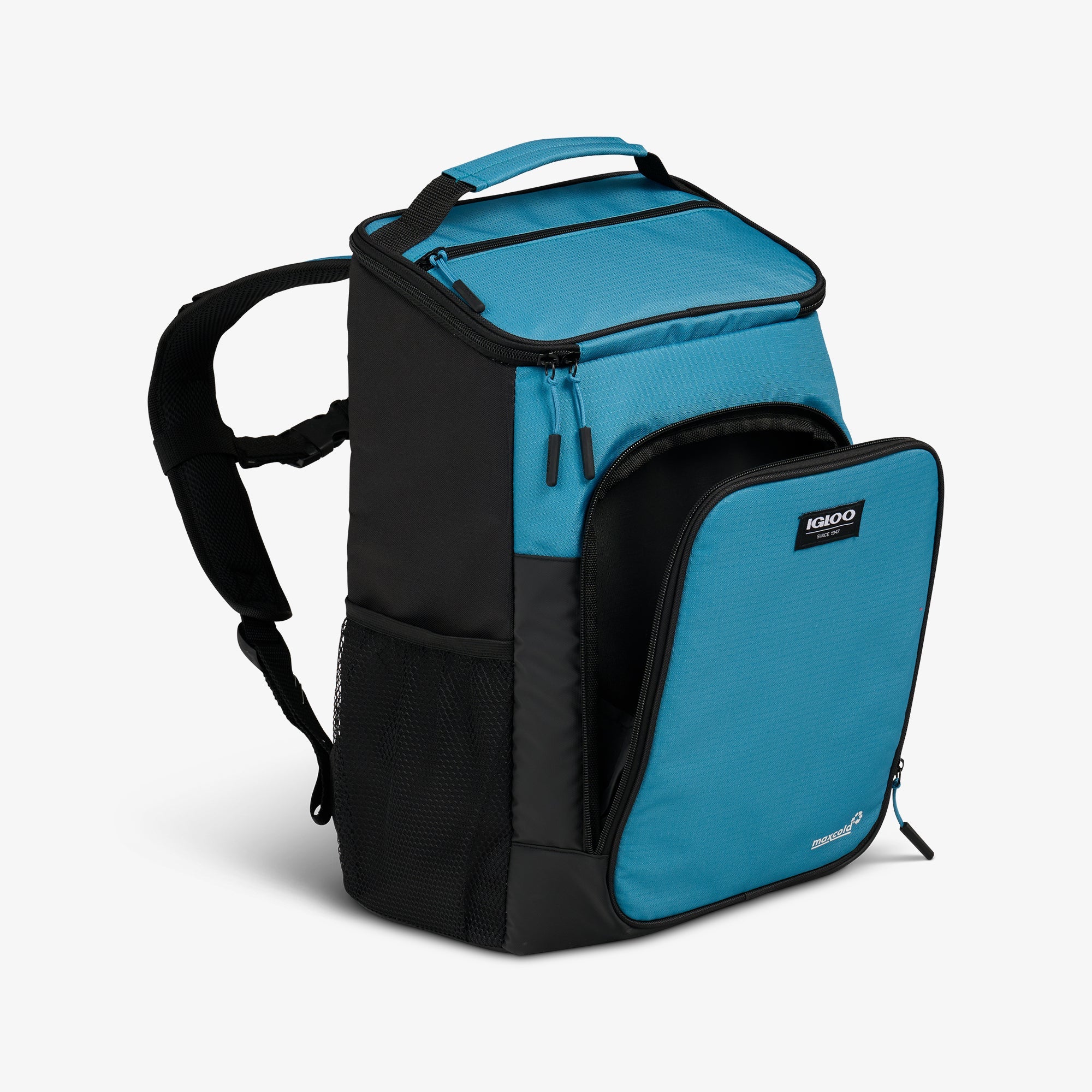 Latitude Top Grip 24-Can Backpack J3 - Modern Blue - Open View