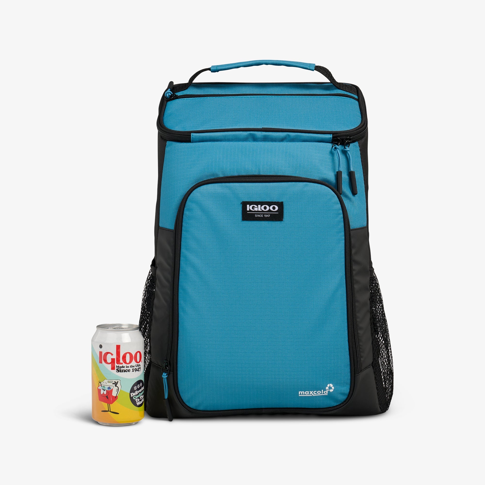 Latitude Top Grip 24-Can Backpack J3 - Modern Blue - Size View