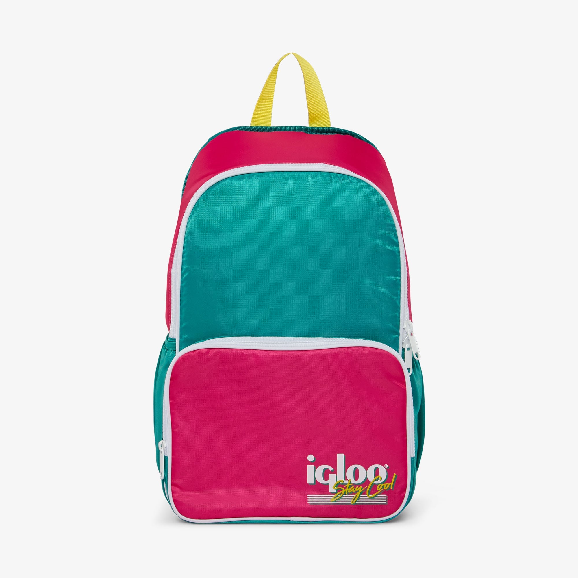 Retro Backpack Cooler U6 - Jade - Front View