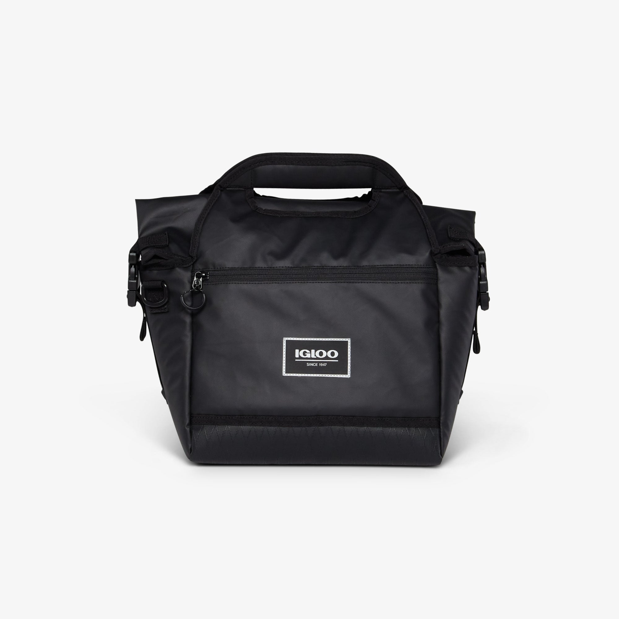 Pursuit 16-Can Lunch Bag X8 - Black - Front View
