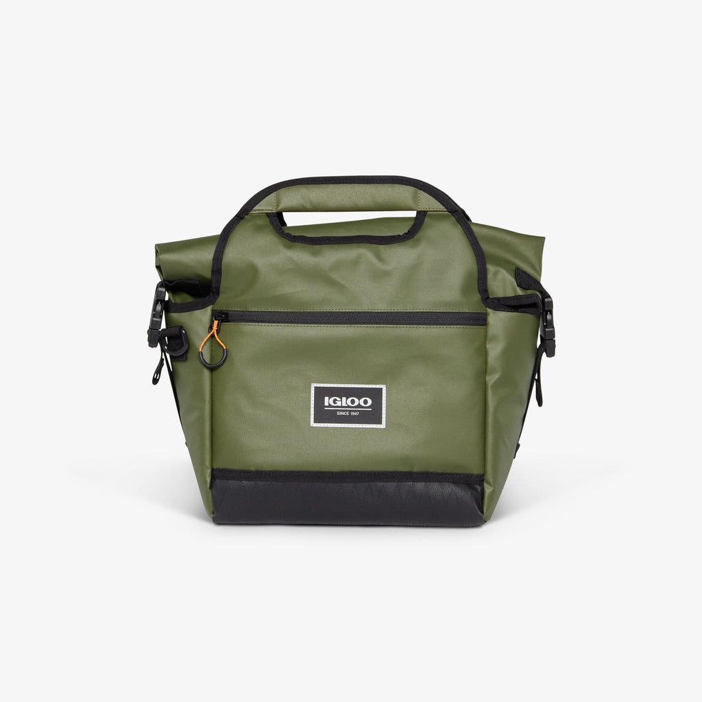 Pursuit 16-Can Lunch Bag X8 - Chive - Front View