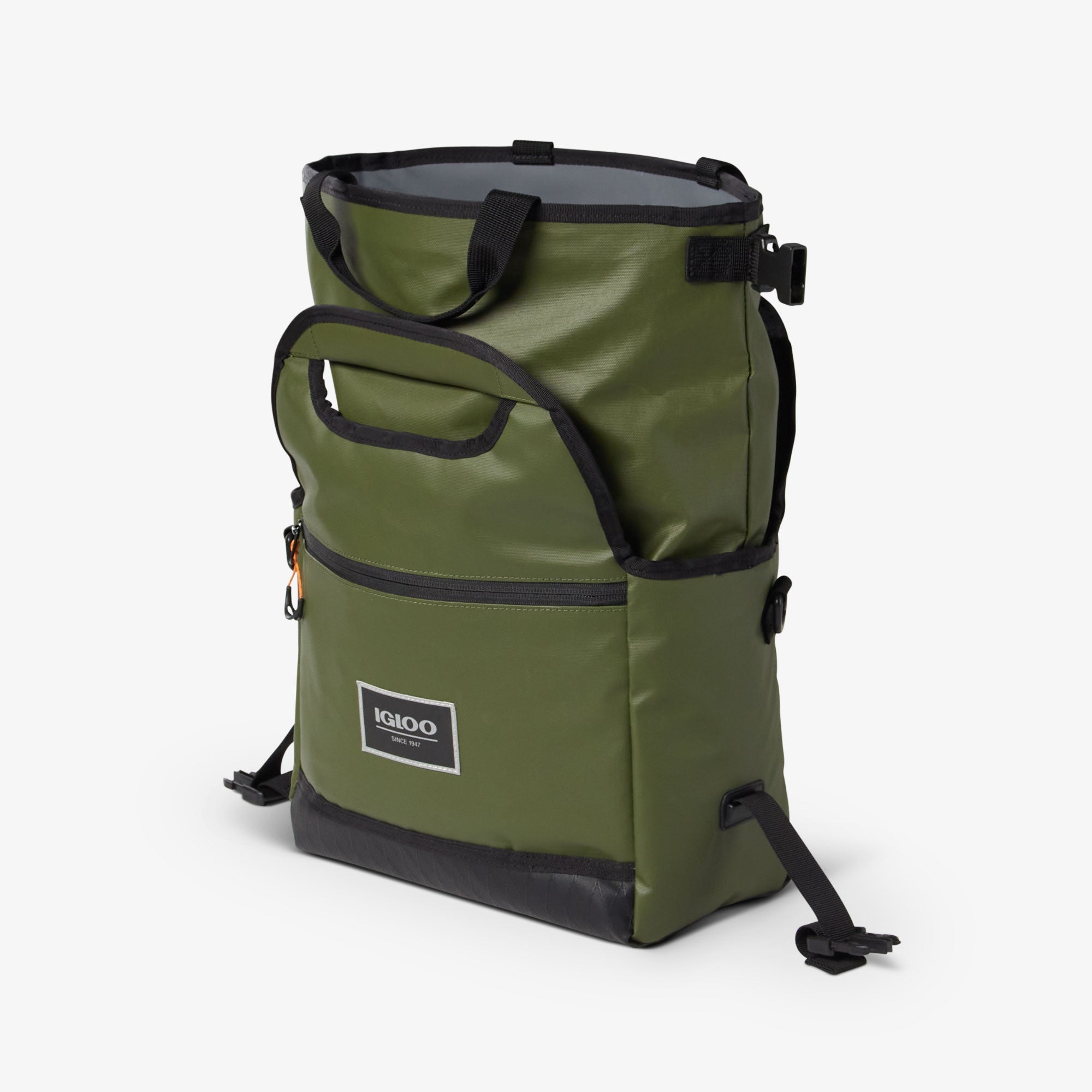 Pursuit 16-Can Lunch Bag X8 - Chive - Open View
