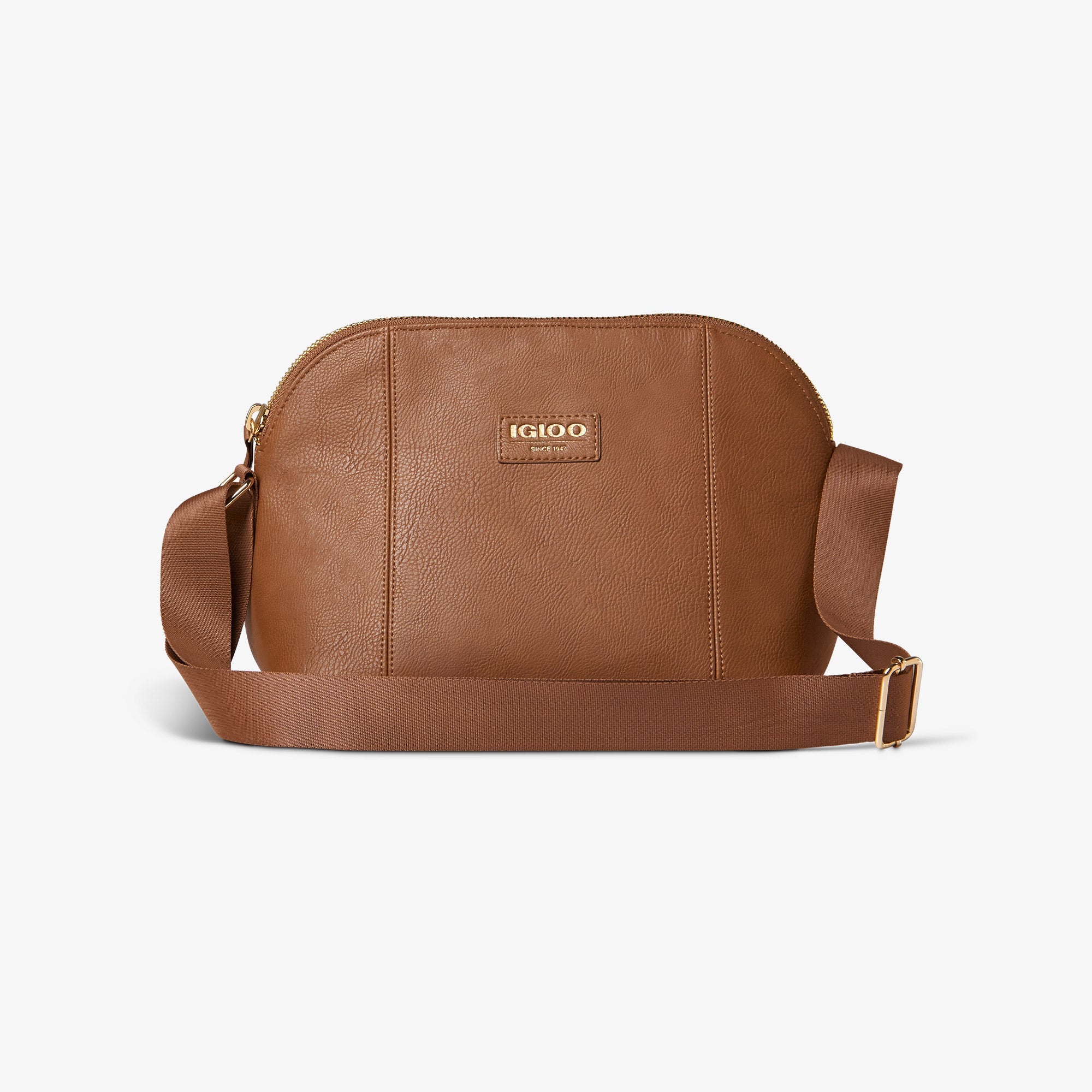 Igloo Luxe® Crossbody Cooler Bag N9 - Cognac - Product View