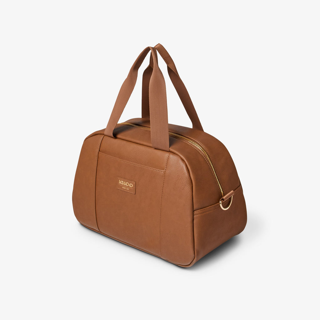 Igloo Luxe® Satchel Cooler Bag H4 - Cognac - Product View