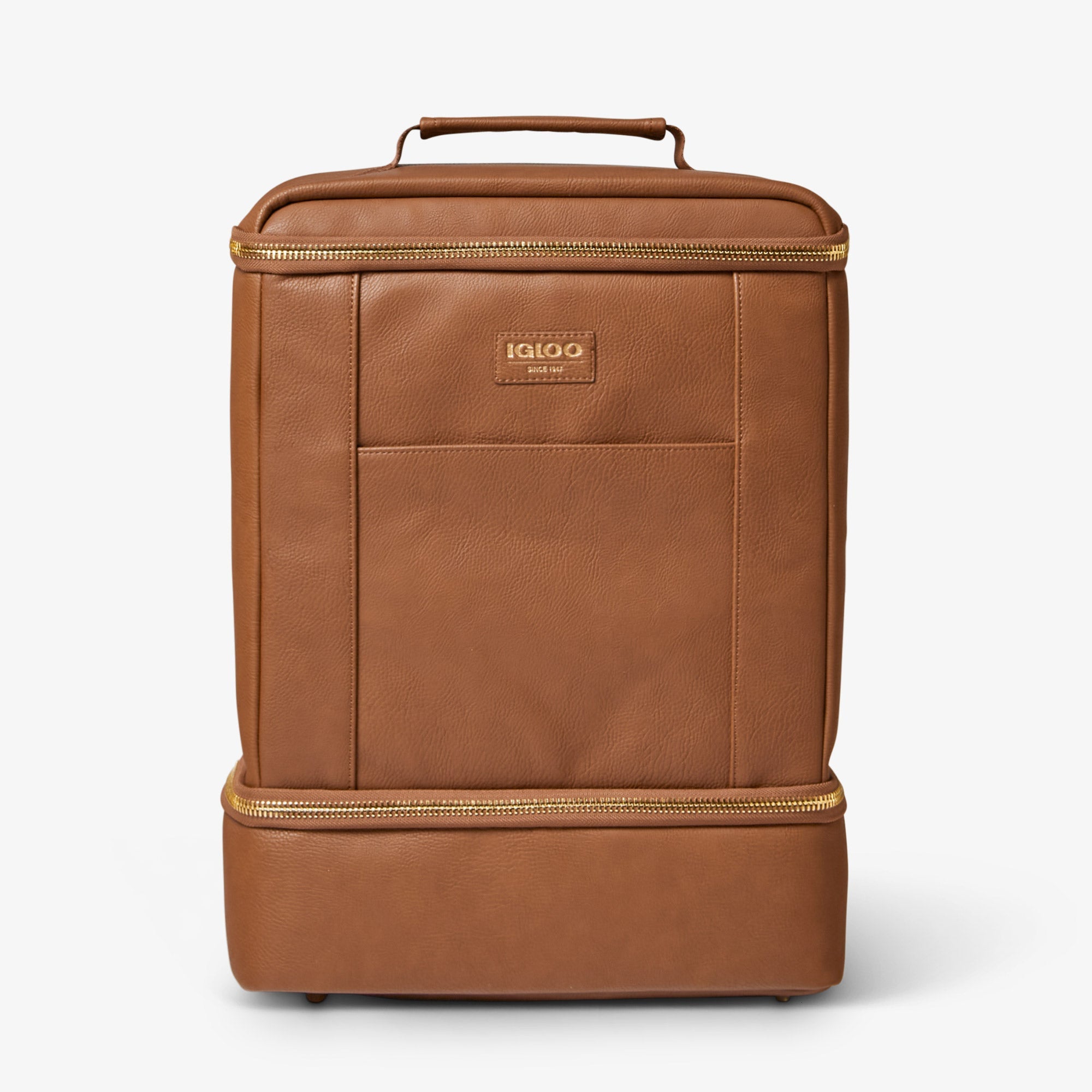 Igloo Luxe® Dual Compartment Backpack N1 - Cognac - Product View