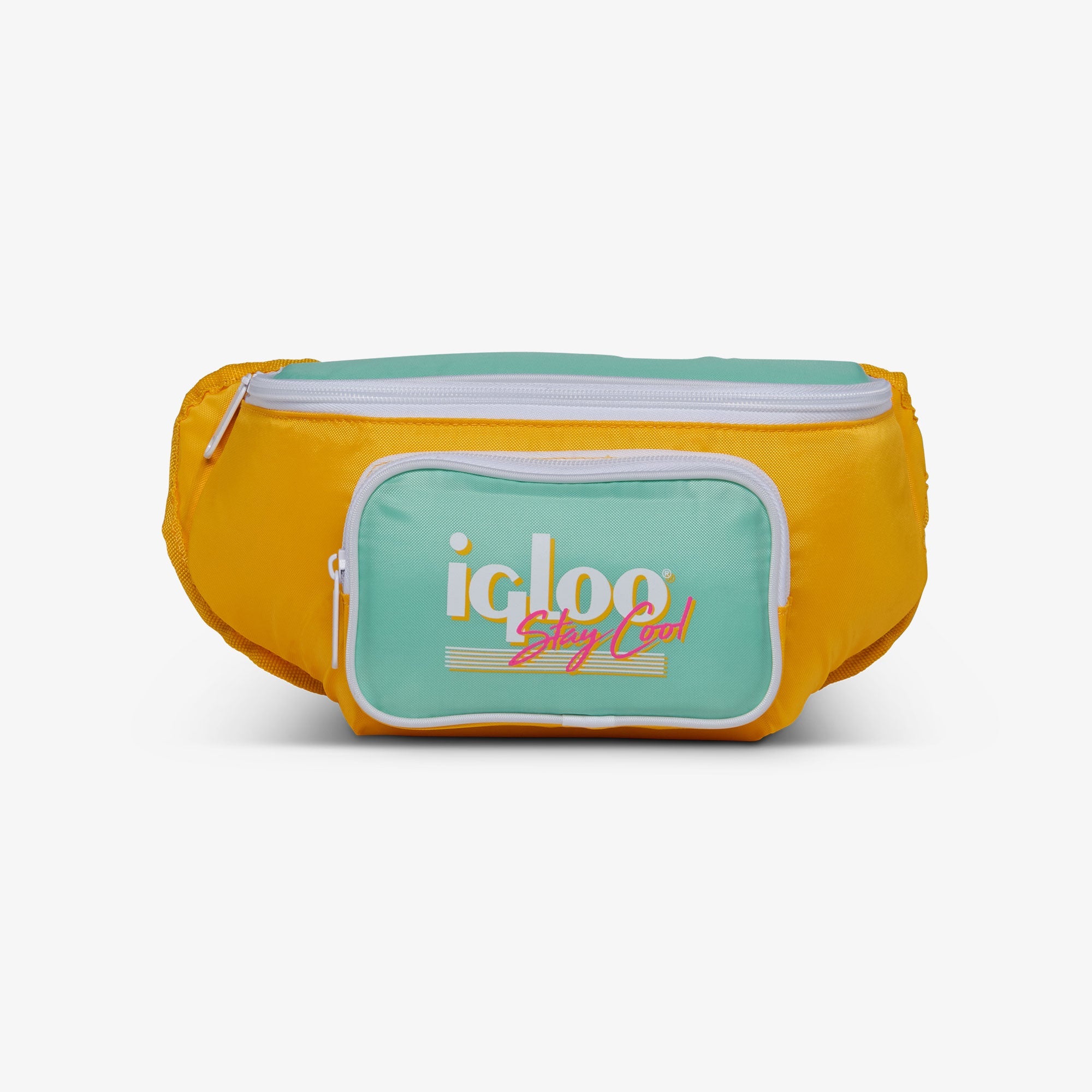 Retro Fanny Pack I0 - Yellow - Front View