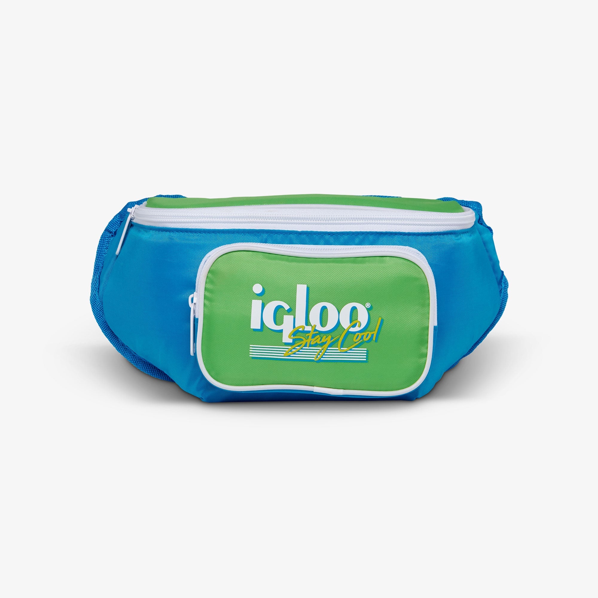 Retro Fanny Pack I0 - Fiesta Blue - Front View