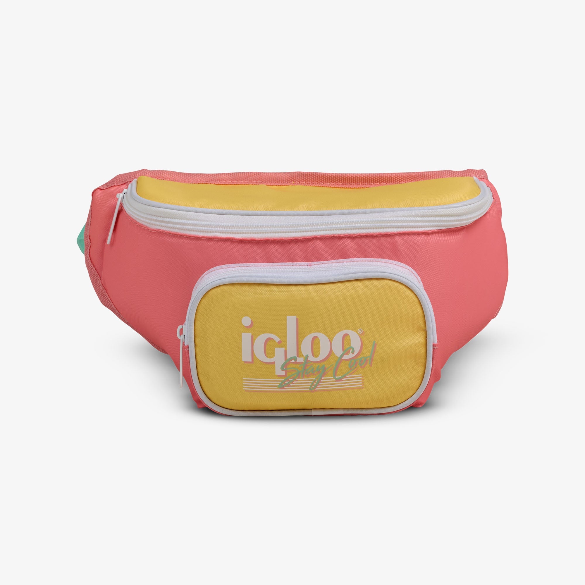 Retro Fanny Pack I0 - Flamingo - Front View